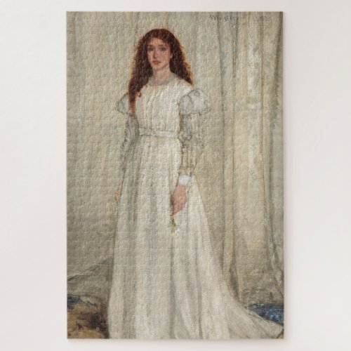 James Whistler _ Symphony in White No 1 Jigsaw Puzzle