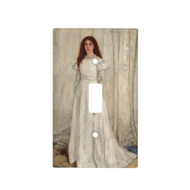 James Whistler - Symphony in White No. 1 Light Switch Cover (Front)