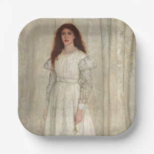 James Whistler - Symphony in White No. 1 Paper Plates