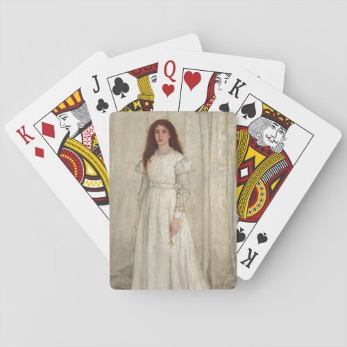 James Whistler _ Symphony in White No 1 Playing Cards