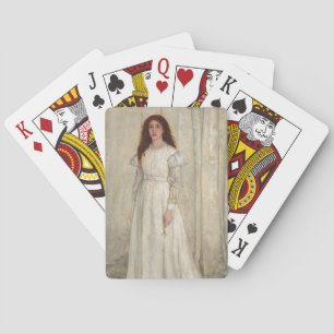 James Whistler - Symphony in White No. 1 Poker Cards