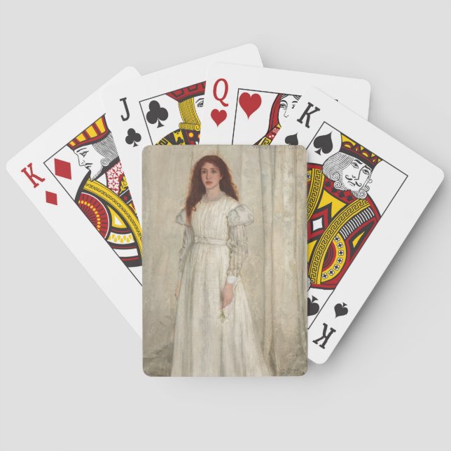 James Whistler - Symphony in White No. 1 Poker Cards (Back)