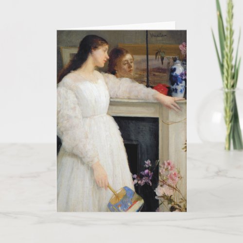 James Whistler _ Symphony in White No 2 Card
