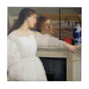 James Whistler - Symphony in White No. 2 Ceramic Tile