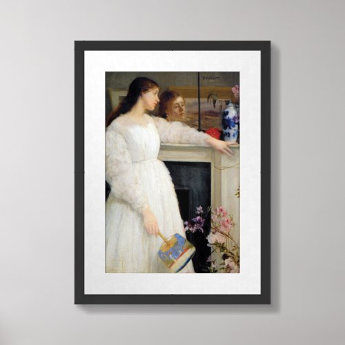 James Whistler _ Symphony in White No 2 Framed Art