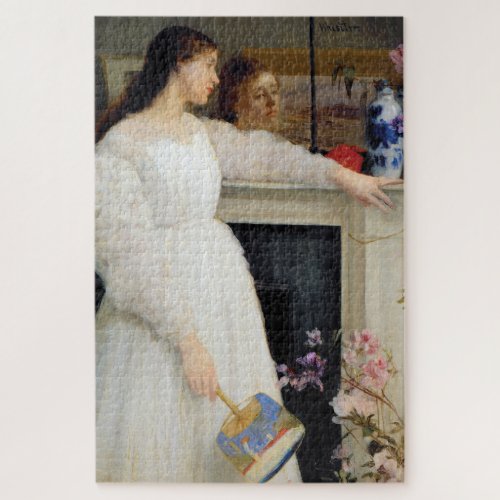 James Whistler _ Symphony in White No 2 Jigsaw Puzzle