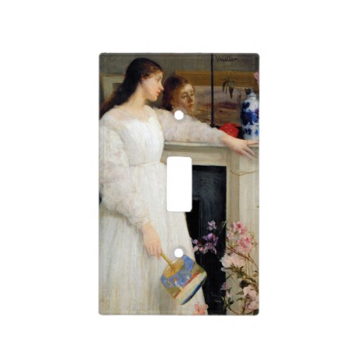 James Whistler _ Symphony in White No 2 Light Switch Cover