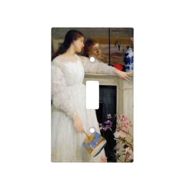 James Whistler - Symphony in White No. 2 Light Switch Cover (Front)