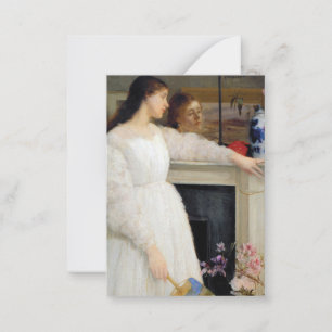 James Whistler - Symphony in White No. 2 Note Card
