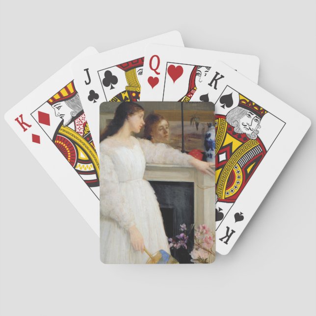 James Whistler - Symphony in White No. 2 Poker Cards (Back)