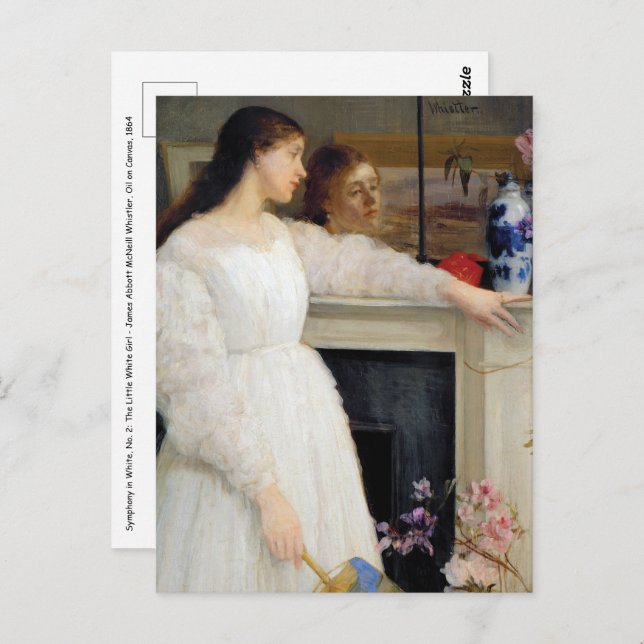 James Whistler - Symphony in White No. 2 Postcard (Front/Back)