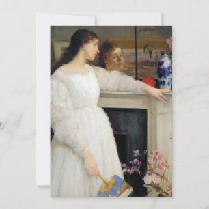 James Whistler - Symphony in White No. 2 Thank You Card
