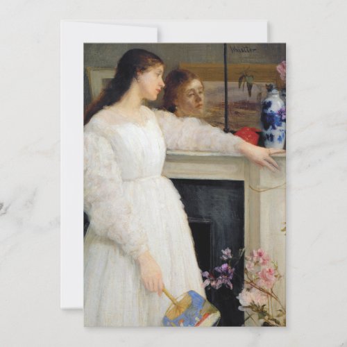 James Whistler _ Symphony in White No 2 Thank You Card