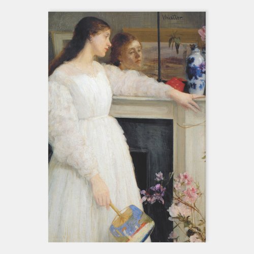 James Whistler _ Symphony in White No 2 Wrapping Paper Sheets