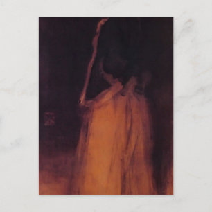 James Whistler- The Fur Jacket Postcard