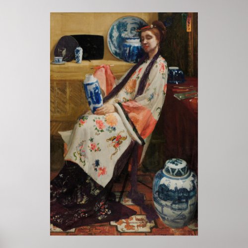 James Whistler _ The Lange Leizen of the Six Marks Poster