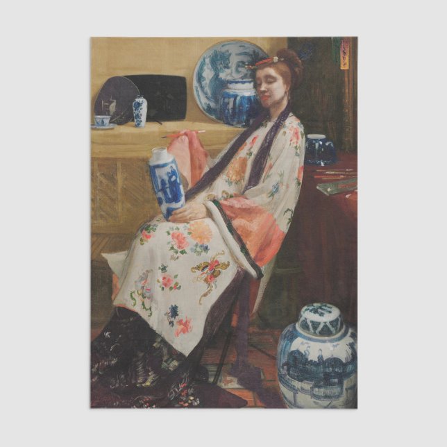 James Whistler - The Lange Leizen of the Six Marks Tissue Paper (Creator Uploaded)