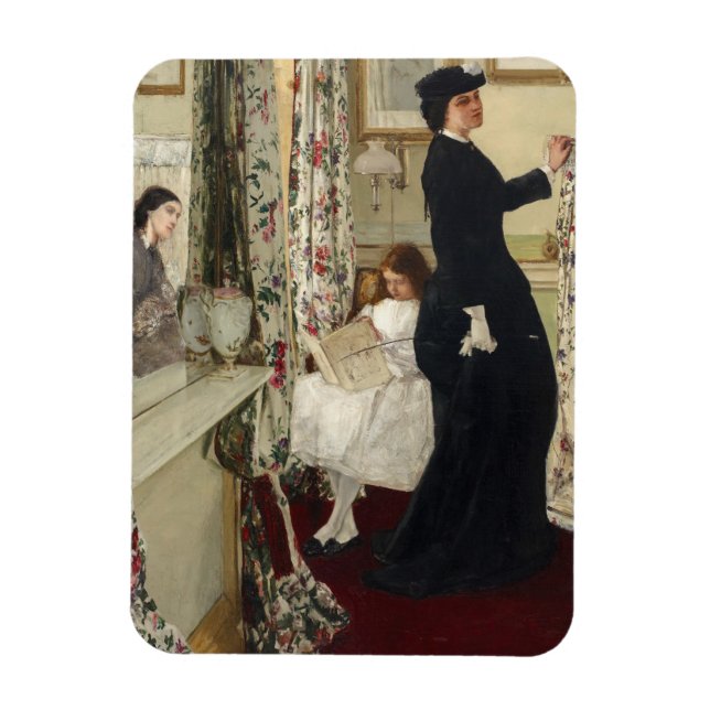 James Whistler - The Music Room Magnet (Vertical)