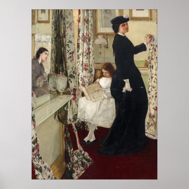 James Whistler - The Music Room Poster (Front)