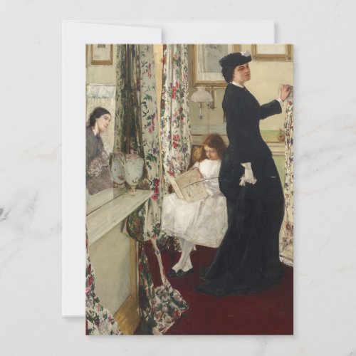 James Whistler _ The Music Room Thank You Card