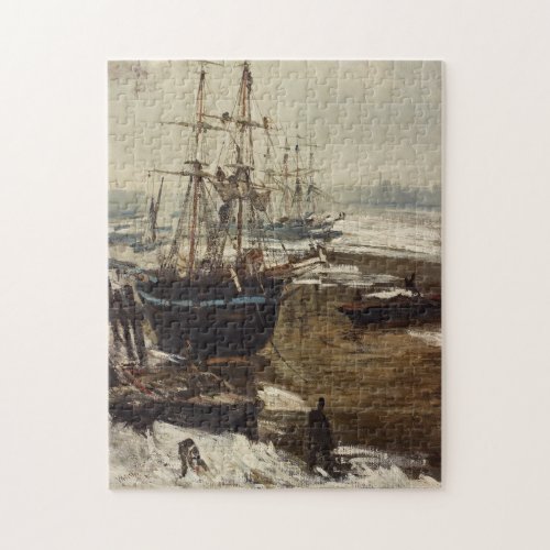 James Whistler _ The Thames in Ice Jigsaw Puzzle