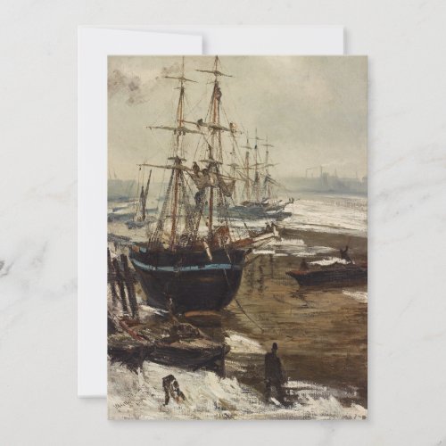 James Whistler _ The Thames in Ice Thank You Card