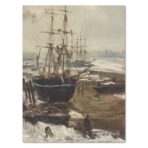 James Whistler _ The Thames in Ice Tissue Paper