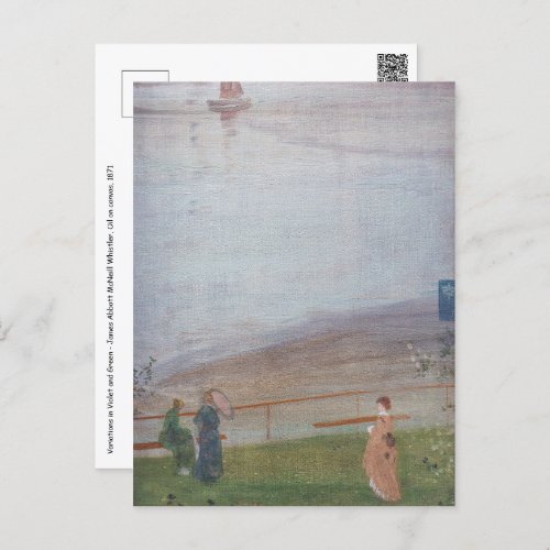 James Whistler _ Variations in Violet and Green Postcard