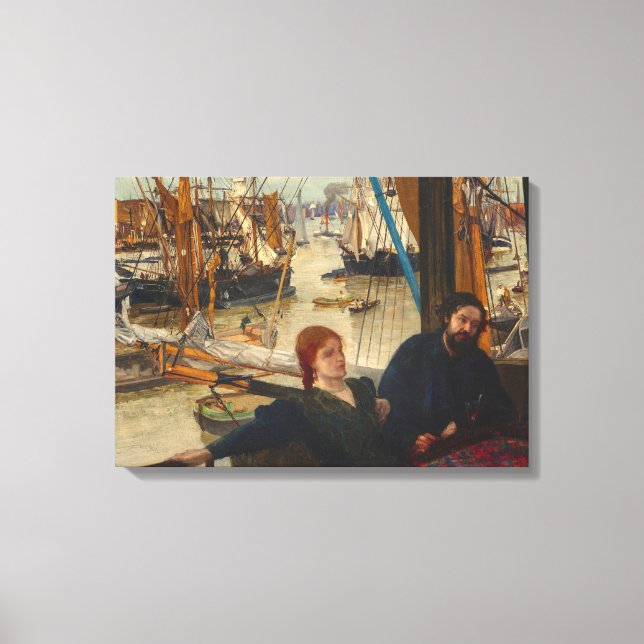 James Whistler - Wapping Canvas Print (Front)