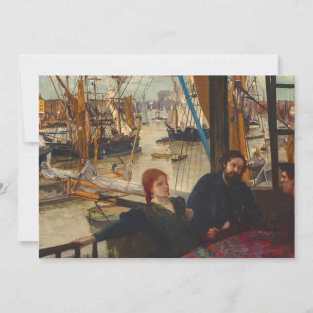 James Whistler - Wapping Thank You Card (Front)
