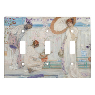 James Whistler - White Symphony, Three Girls Light Switch Cover
