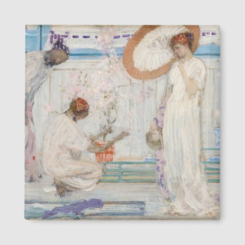 James Whistler _ White Symphony Three Girls Magnet