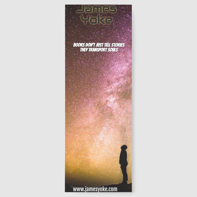 James Yoke Sci-Fi Bookmark – Futuristic Design  (Front)