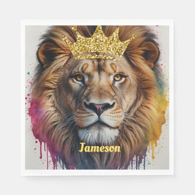 Jameson Birthday Napkins (Front)