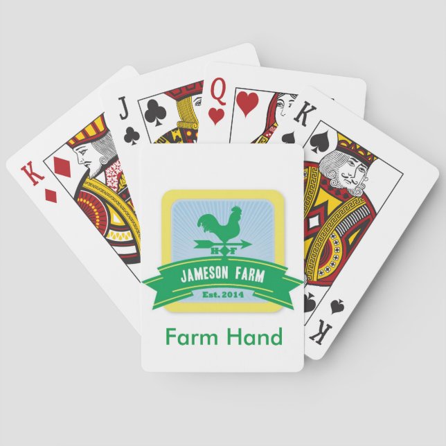 Jameson Farm Playing Cards (Back)
