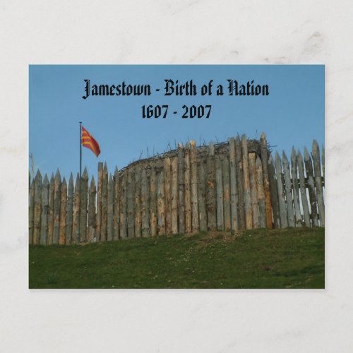 Jamestown _ Birth of a Nation 1607 _ 2007 Postcard