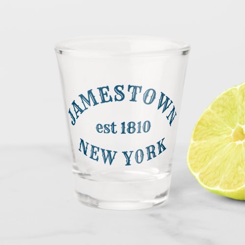 Jamestown New York Shot Glass