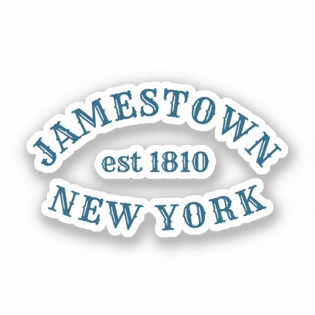Jamestown, New York Sticker (Front)