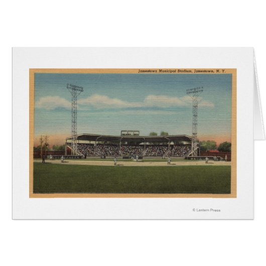 Jamestown, NY - Municipal Baseball Stadium Cards (Front Horizontal)