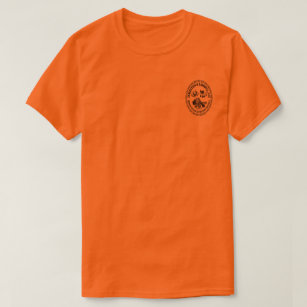 Halloween Wizard - Orange - Scary Wizard Kids T-Shirtundefined by LV-creator