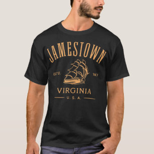 Jamestown Virginia USA Estd 1607 Jamestown VA Souv T-Shirt