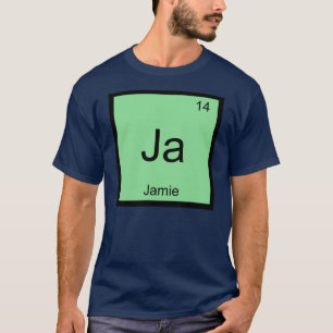 Jamie  Name Chemistry Element Periodic Table T-Shirt