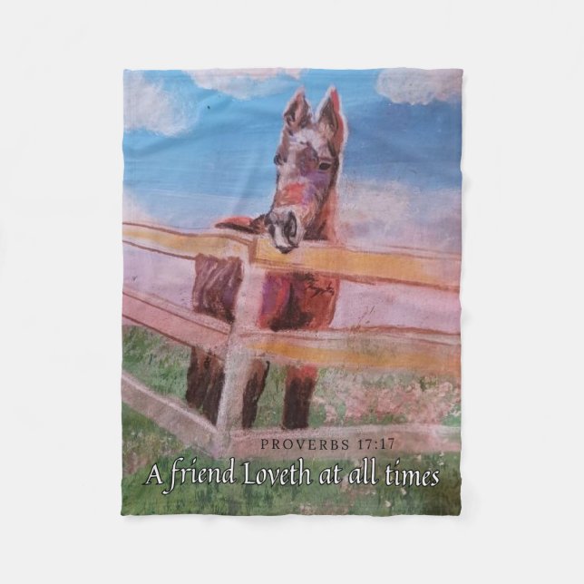 Jamie sweet girl friend fleece blanket (Front)