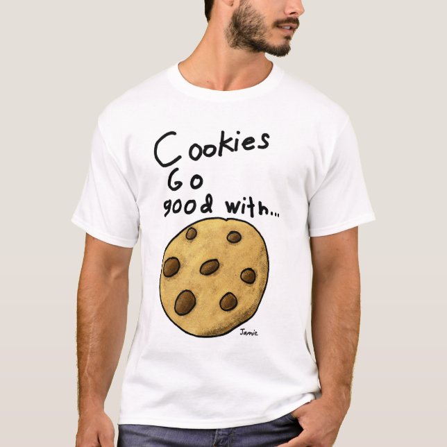 Jamies Cookie Question Two Sided T-Shirt (Front)