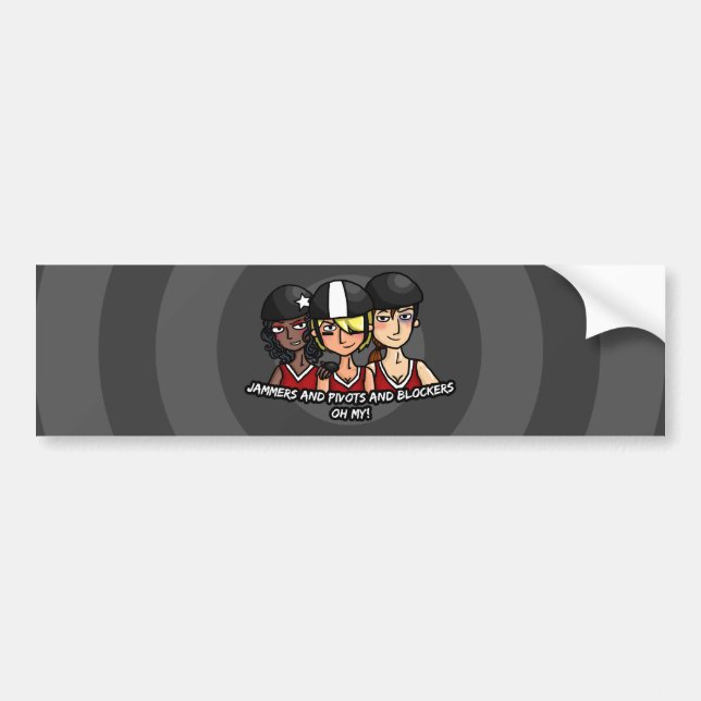 Jammers pivots blockers oh my bumper sticker (Front)