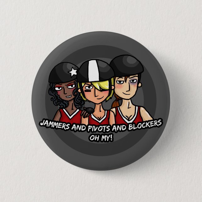 Jammers pivots blockers oh my pinback button (Front)