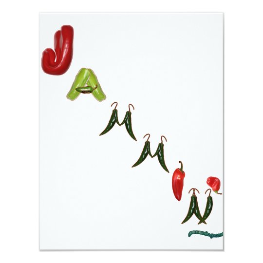 Jammin' Chili Peppers Card