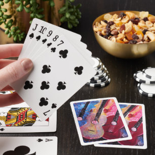 Jamming be Goode Painting by Alfred Fox Poker Cards