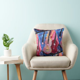 Jamming be Goode Painting by Alfred Fox Throw Pillow