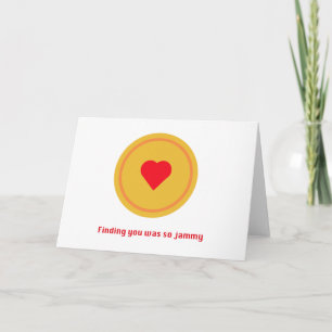 Jammy Dodger greeting card